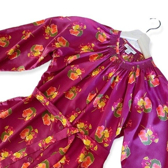 TUCKER X TARGET XS Floral Dress Purple Pink Collaboration RARE LIMITED EDITION - Picture 15 of 15